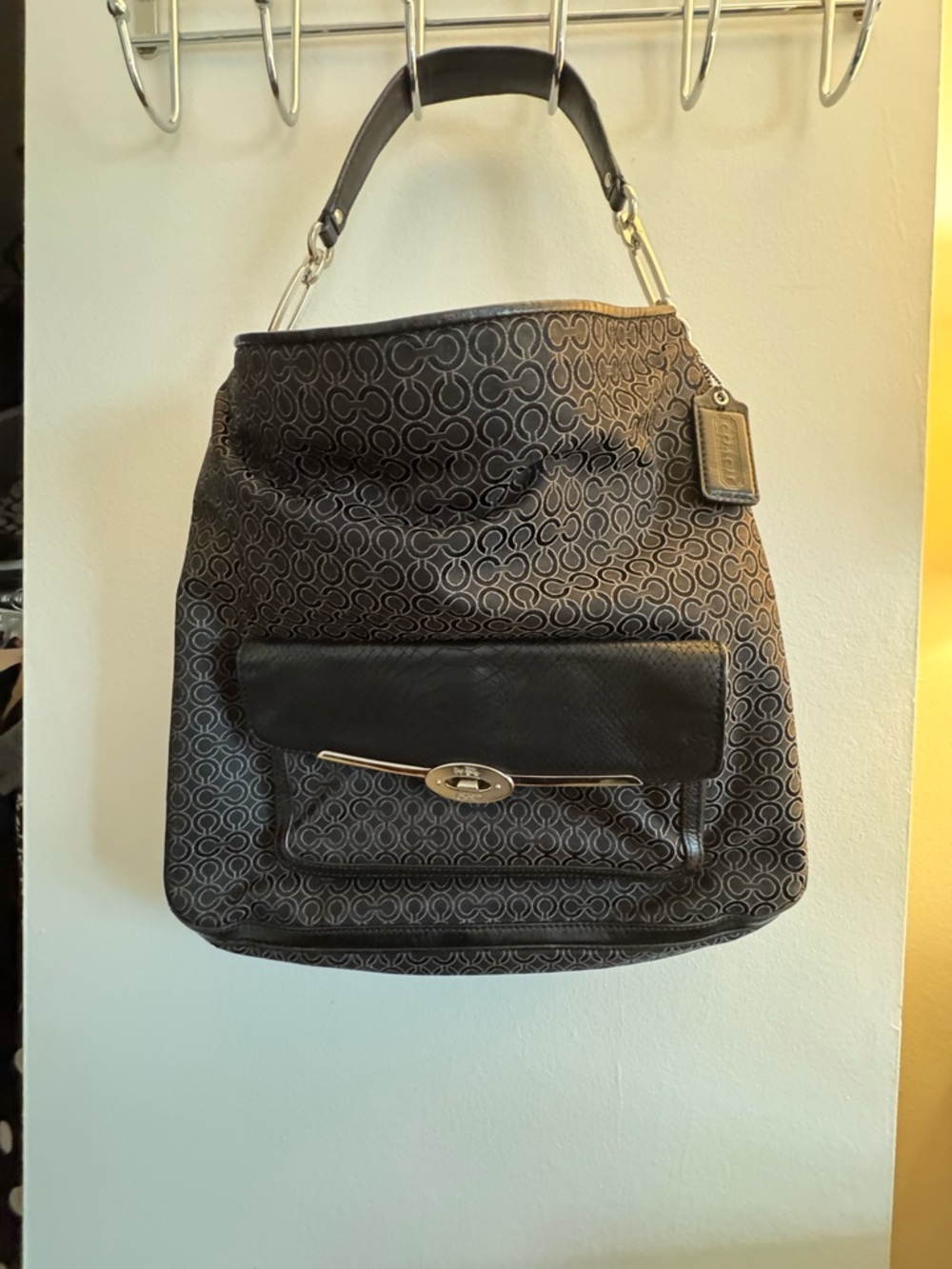 coach Turlock monogram shoulder bag